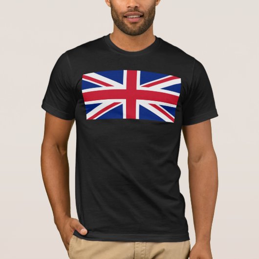 イギリス連合ジャック イギリス植民地の旗 Tシャツ (正面)