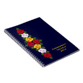 イギリス運河のバラ ノートブック (右側)