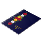 イギリス運河のバラ ノートブック (左側)