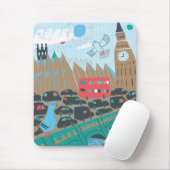 イギリス都市場面 マウスパッド (マウス)