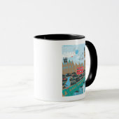 イギリス都市場面 マグカップ (正面右)