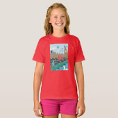 イギリス都市場面 Tシャツ (正面フル)