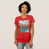 イギリス都市場面 Tシャツ (正面フル)