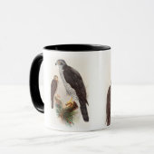 イギリス野性生物のオオタカのジョンGouldの鳥 マグカップ (正面左)
