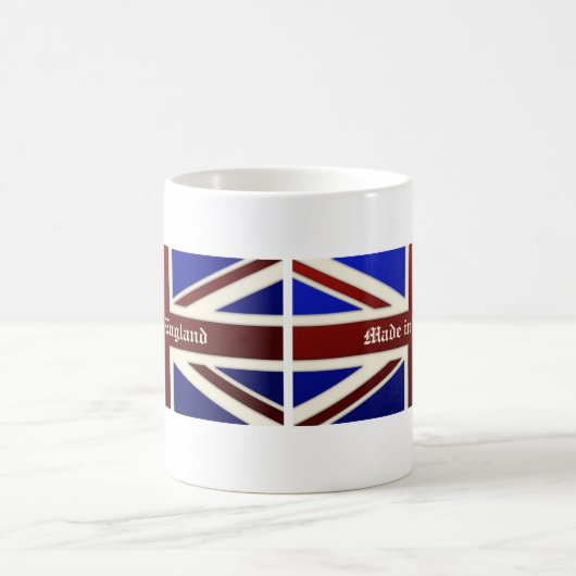 イギリス金属英国国旗の旗で作られる コーヒーマグカップ (中央)