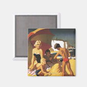 イギリス鉄道南部ビーチ マグネット (正面/裏面)