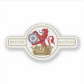 イギリス鉄道「フェレットとダーツボード」クレスト シール (正面)