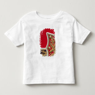 イギリス陸軍のユニフォームの袖の詳細 トドラーTシャツ