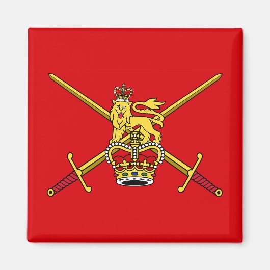 イギリス陸軍旗(非儀礼用) マグネット (正面)