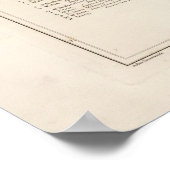 イギリス領ギアナの地図 ポスター (角)