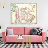 イギリス領ロシアの品・デンマーク領物 キャンバスプリント (インサイチュ (リビング))