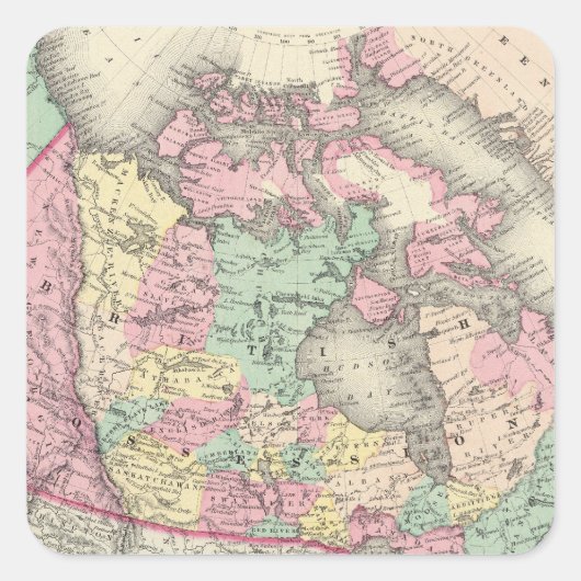 イギリス領ロシアの品・デンマーク領物 スクエアシール (正面)