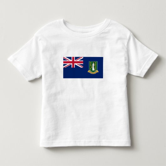 イギリス領ヴァージン諸島の旗 トドラーTシャツ (正面)