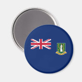 イギリス領ヴァージン諸島の旗 マグネット (正面/裏面)