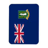 イギリス領ヴァージン諸島の旗 マグネット (縦)