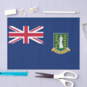 イギリス領ヴァージン諸島の旗 薄葉紙 (クラフト)