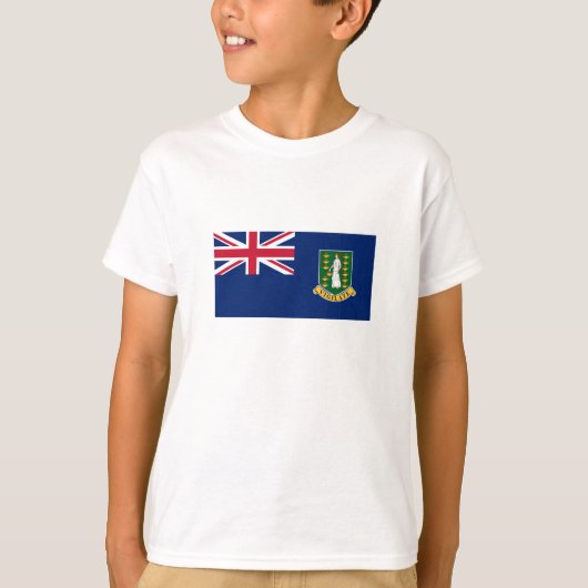イギリス領ヴァージン諸島の旗 Tシャツ (正面)