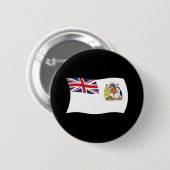 イギリス領南極地域の旗のボタン 缶バッジ (正面&裏面)