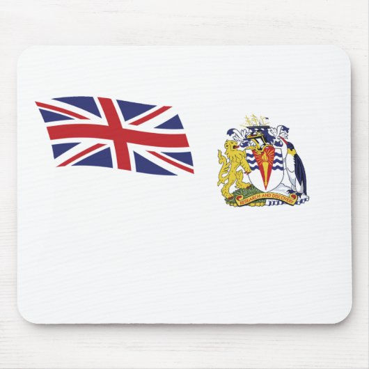 イギリス領南極地域の旗のマウスパッド マウスパッド (正面)