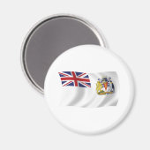 イギリス領南極地域の旗のマグネット マグネット (正面/裏面)