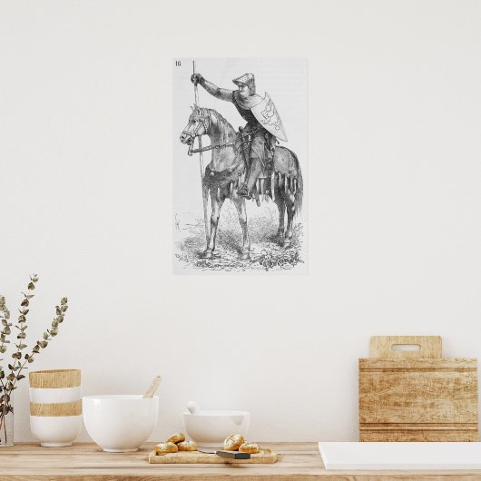 イギリス騎士 ポスター (キッチン)