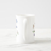 イギリス骨灰磁器のマグの蝶 ボーンチャイナマグカップ (裏面)