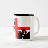 イギリス1966年 ツートーンマグカップ (正面右)