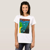 イギリス2010年の海岸 Tシャツ (正面フル)