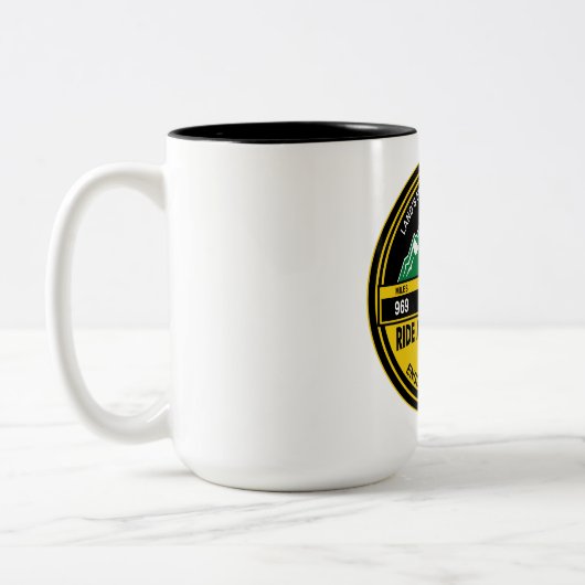 イギリス2017のマグを渡るDeloitteの乗車 ツートーンマグカップ (左)