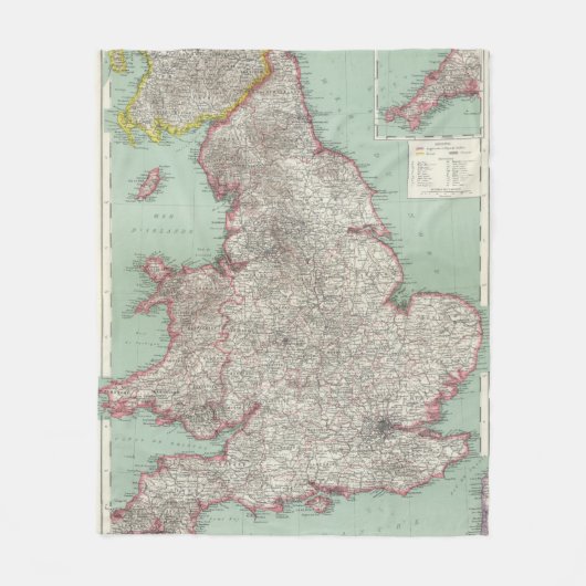 イギリス5 フリースブランケット (正面)