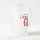 イギリス66はビールステインの父の日のギフトを曇らしました フロストグラスビールジョッキ (正面右)