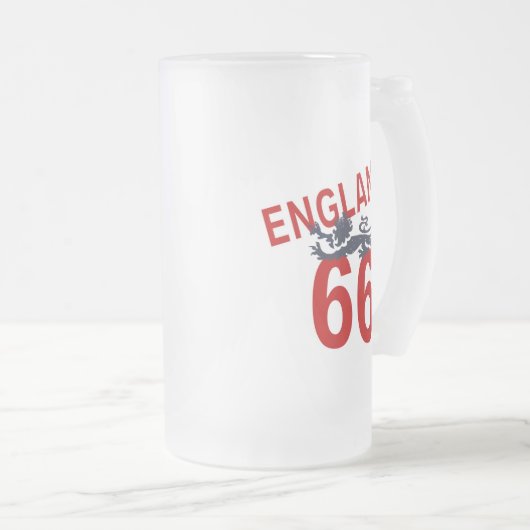 イギリス66はビールステインの父の日のギフトを曇らしました フロストグラスビールジョッキ (正面右)