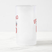 イギリス66はビールステインの父の日のギフトを曇らしました フロストグラスビールジョッキ (中央)