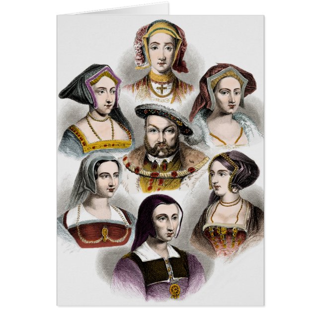 イギリス|の王ヘンリー八世彼の6人の妻 (正面)