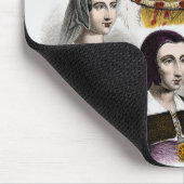 イギリス|の王ヘンリー八世彼の6人の妻 マウスパッド (コーナー)