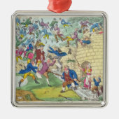 イギリス-または税の群れの恵み メタルオーナメント (正面)