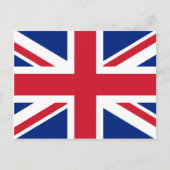 イギリス, イギリスの旗 ポストカード (正面)