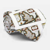 イギリス(イギリスの王国)の地図または旗のKingdome ネクタイ (ロール)