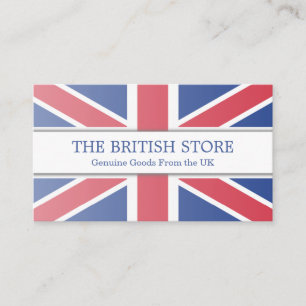 イギリス/イギリス国旗のカスタマイズ可能な名刺 名刺