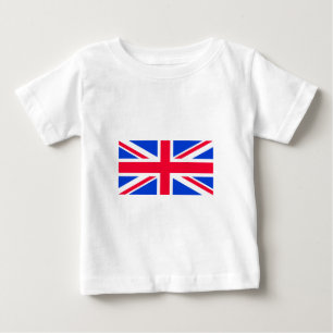 イギリス、イギリス旗 ベビーTシャツ
