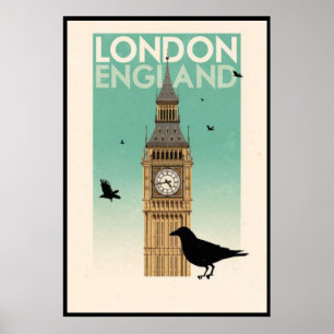 イギリス. イギリス、ロンドン ポスター