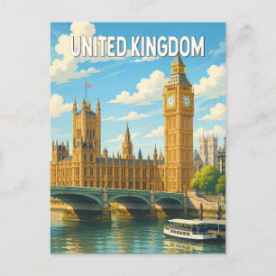 イギリス イラスト 旅行 アート ヴィンテージ ポストカード