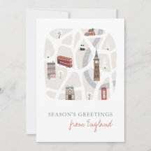 イギリス イングランド クリスマスカード クリスマスのご挨拶