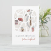 イギリス イングランド クリスマスカード クリスマスのご挨拶 (スタンド正面)