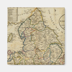イギリス·ウェールズ地図 マグネット