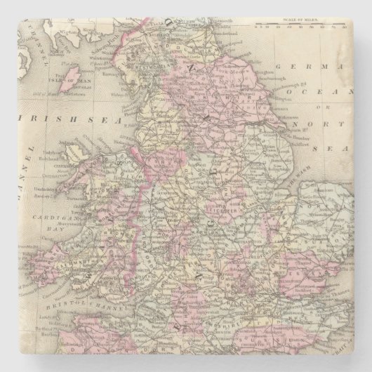 イギリス、ウェールズ5 ストーンコースター (正面)