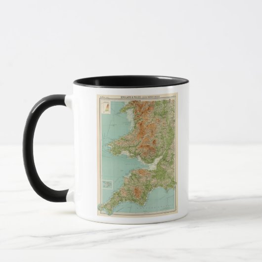 イギリス&ウェールズ、スキリー島南西部 マグカップ (左)