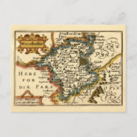 イギリス，ウォスターシャー州地図
