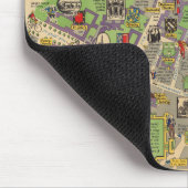 イギリス·オックスフォード地図(英国鉄道) マウスパッド (コーナー)