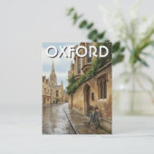 イギリス+オックスフォード大学+旅行 ポストカード (スタンド正面)